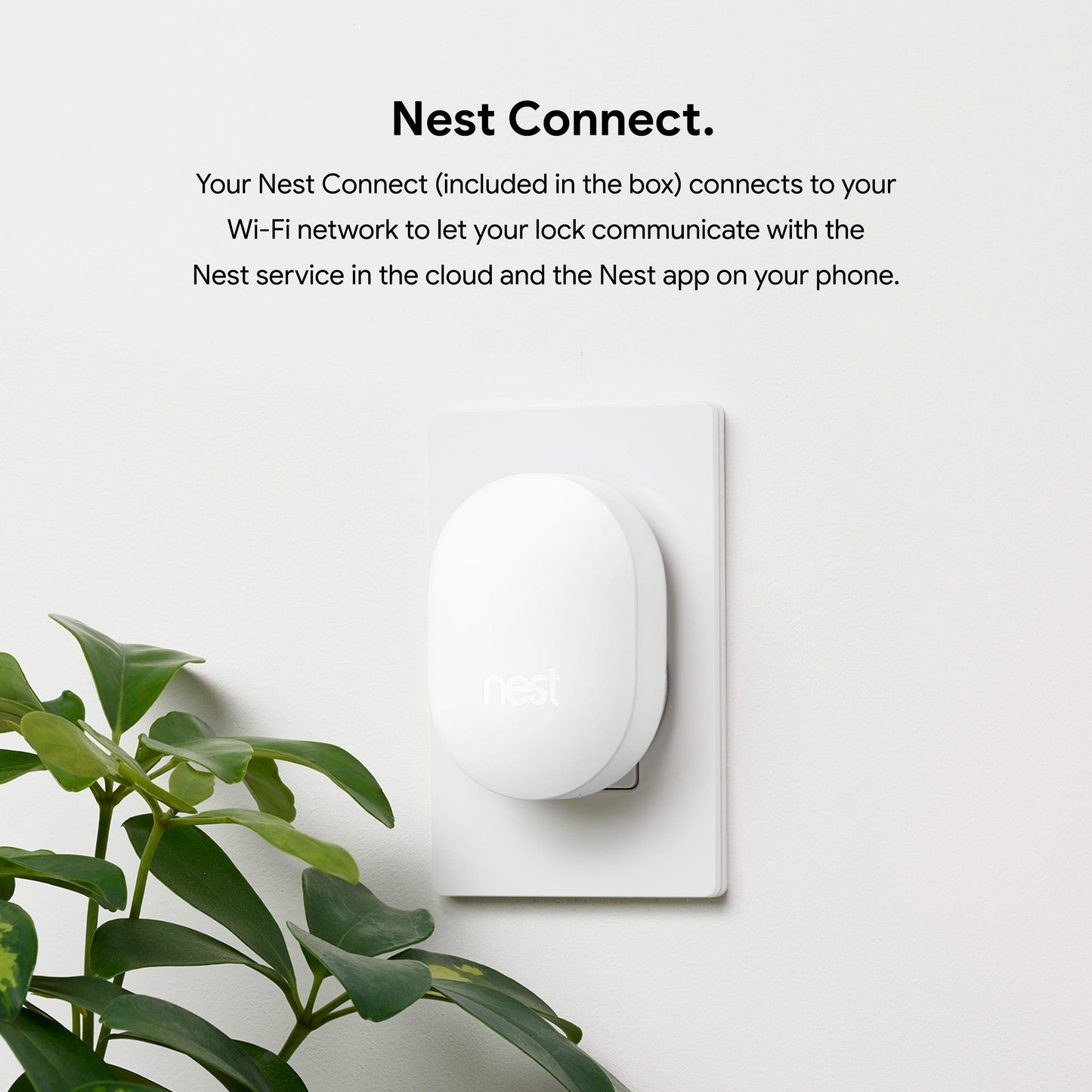 Google Nest x Yale smart lock, keyless keypad deadbolt, tamper-proof security.