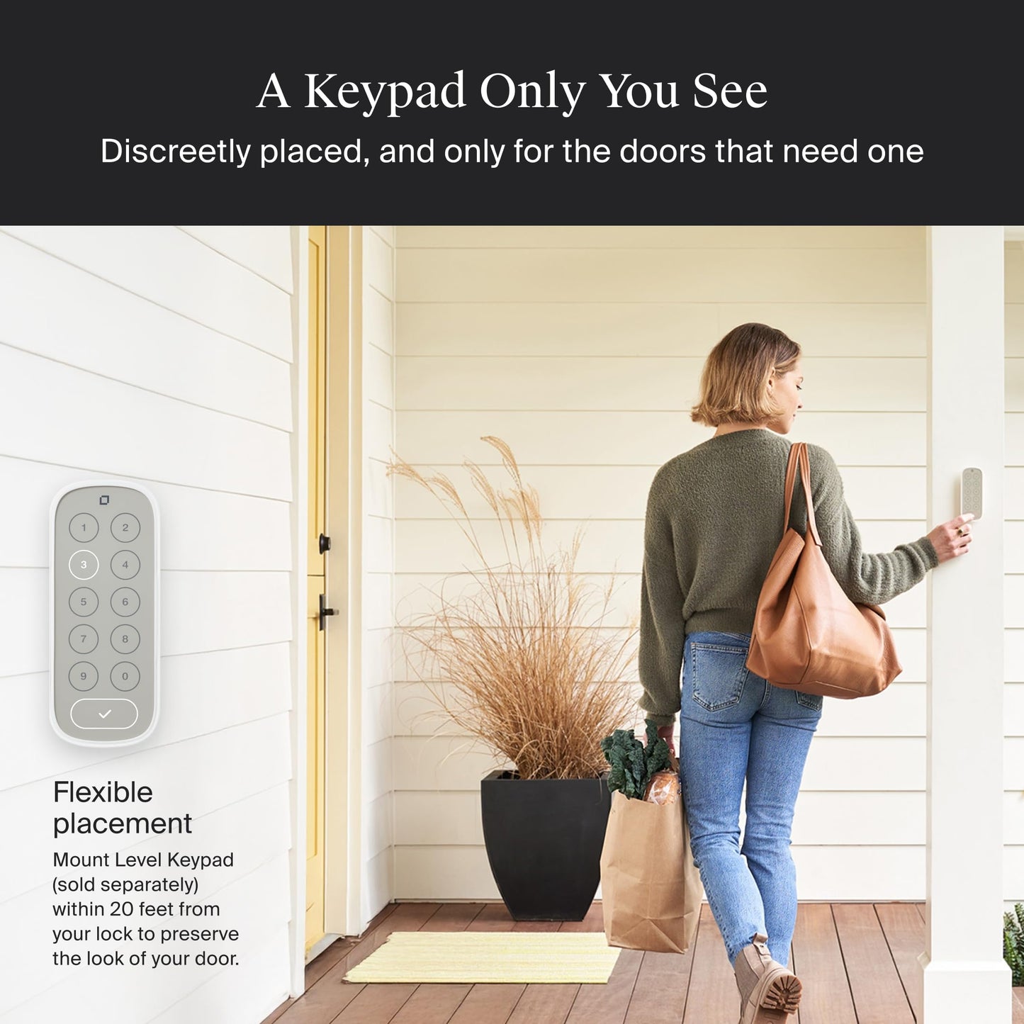 Level Lock Pro ultra small smart lock, Matter support, Apple Home Key compatible.